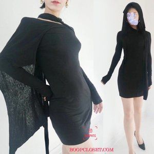 Ann demeulemeester deconstructed dress